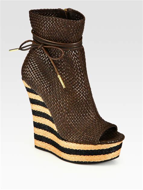 burberry prorsum wedge shoes|Women’s Designer Boots .